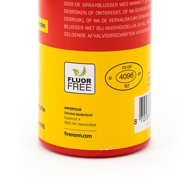 MAISKA Sprühfeuerlöscher 5A 21B 5F Frostfrei -10ºC