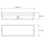 Normlights  Bulkhead universal LED emergency lighting 4W