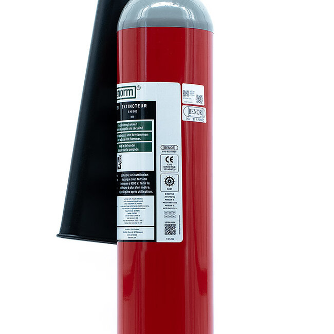 Firenorm BENOR FIRENORM FNE-K5 5 KG CO2 ECO Koolzuursneeuw    blusser 89B -30ºC