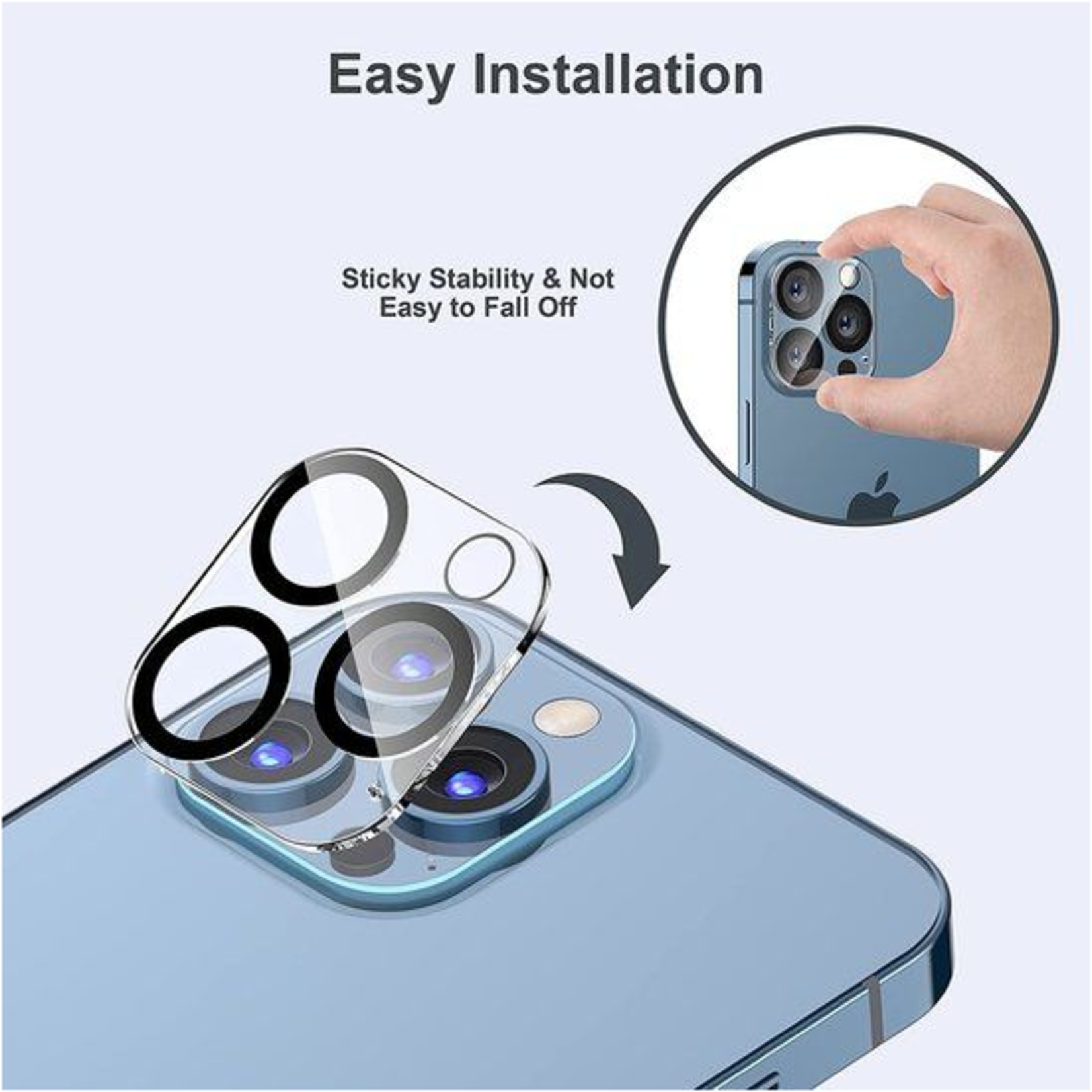 LS Camera Lens Glass - iPhone 15 Pro Max - Transparant