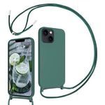 Apple Silicone met Koord - iPhone 14 Pro Max - Groen