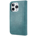Multiple Pockets Magnetic 2-in-1 Wallet - iPhone 15 Pro - Groen