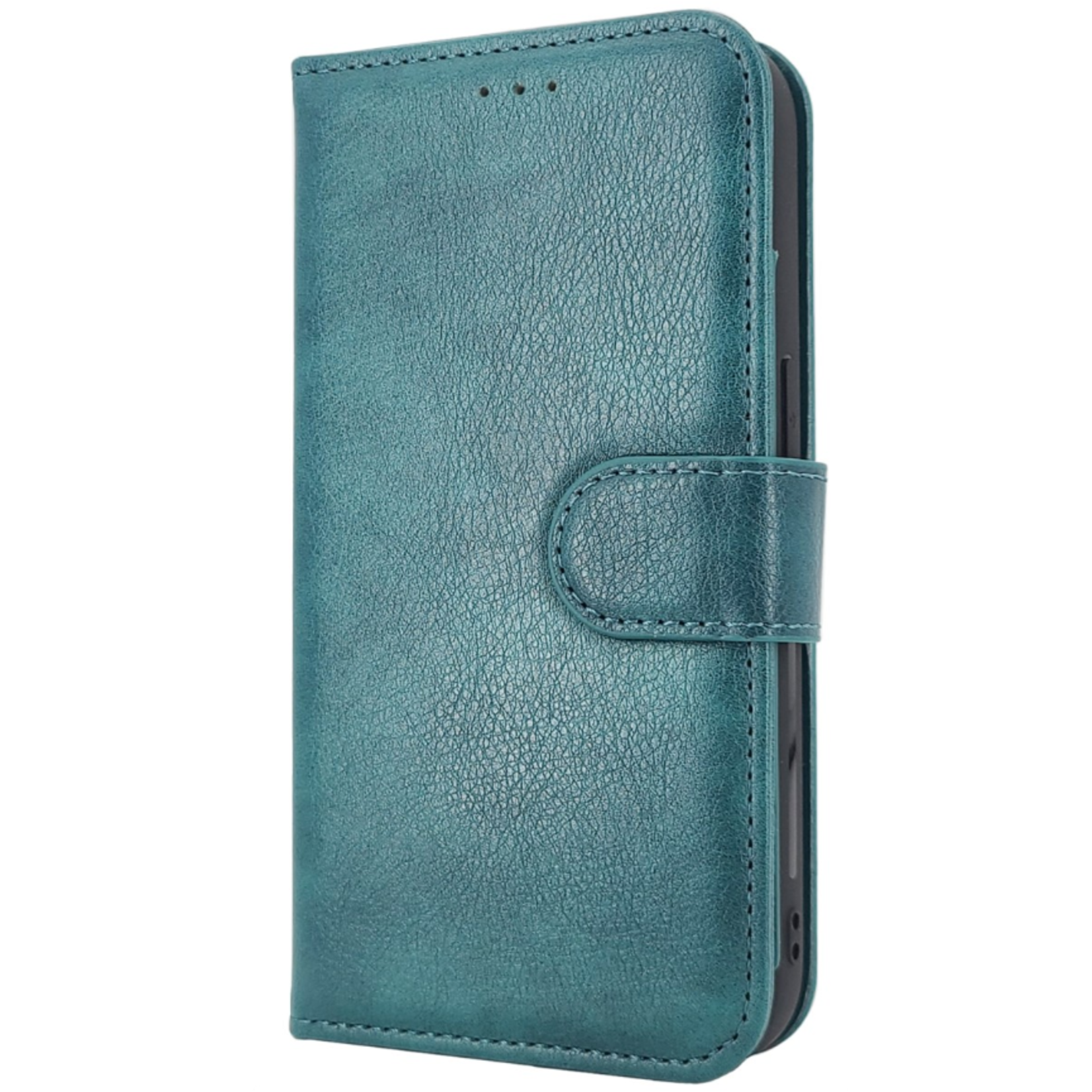 Multiple Pockets Magnetic 2-in-1 Wallet - iPhone 15 Pro - Groen