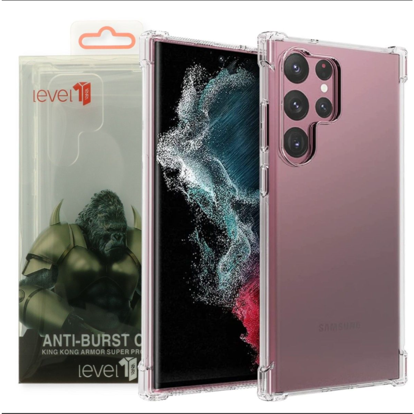 Anti Burst Case Transparant - iPhone 15 Pro Max