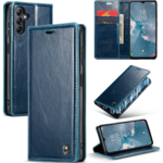 CaseMe Glossy Slim Bookcase - Samsung S23 - Blauw