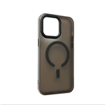 Semi Clear Premium Protective Armor Case - iPhone 15 Pro Max - Zwart