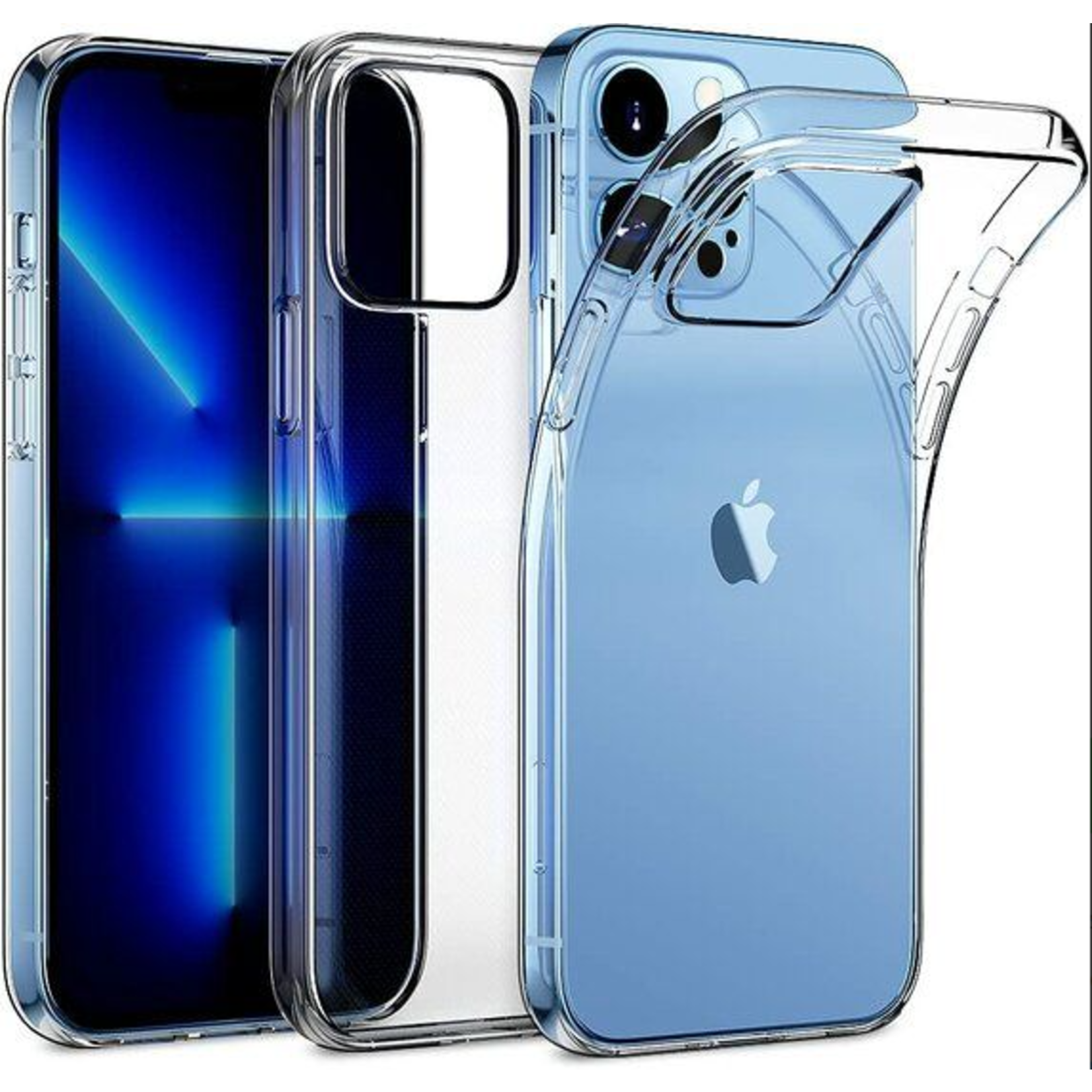 Silicone Case Transparant - iPhone 15 Plus