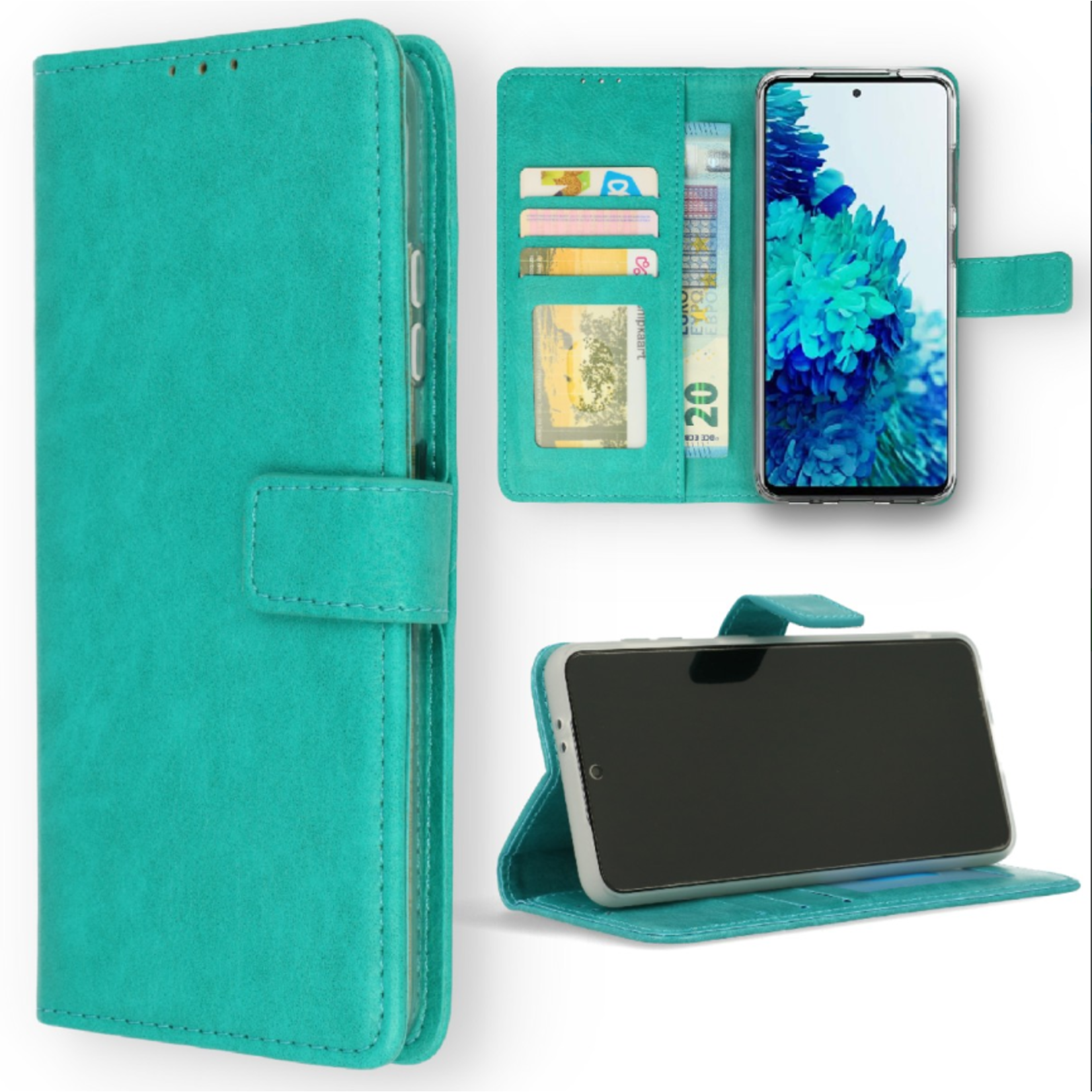 Samsung S23 Ultra - A-Quality Bookcase - Turquoise