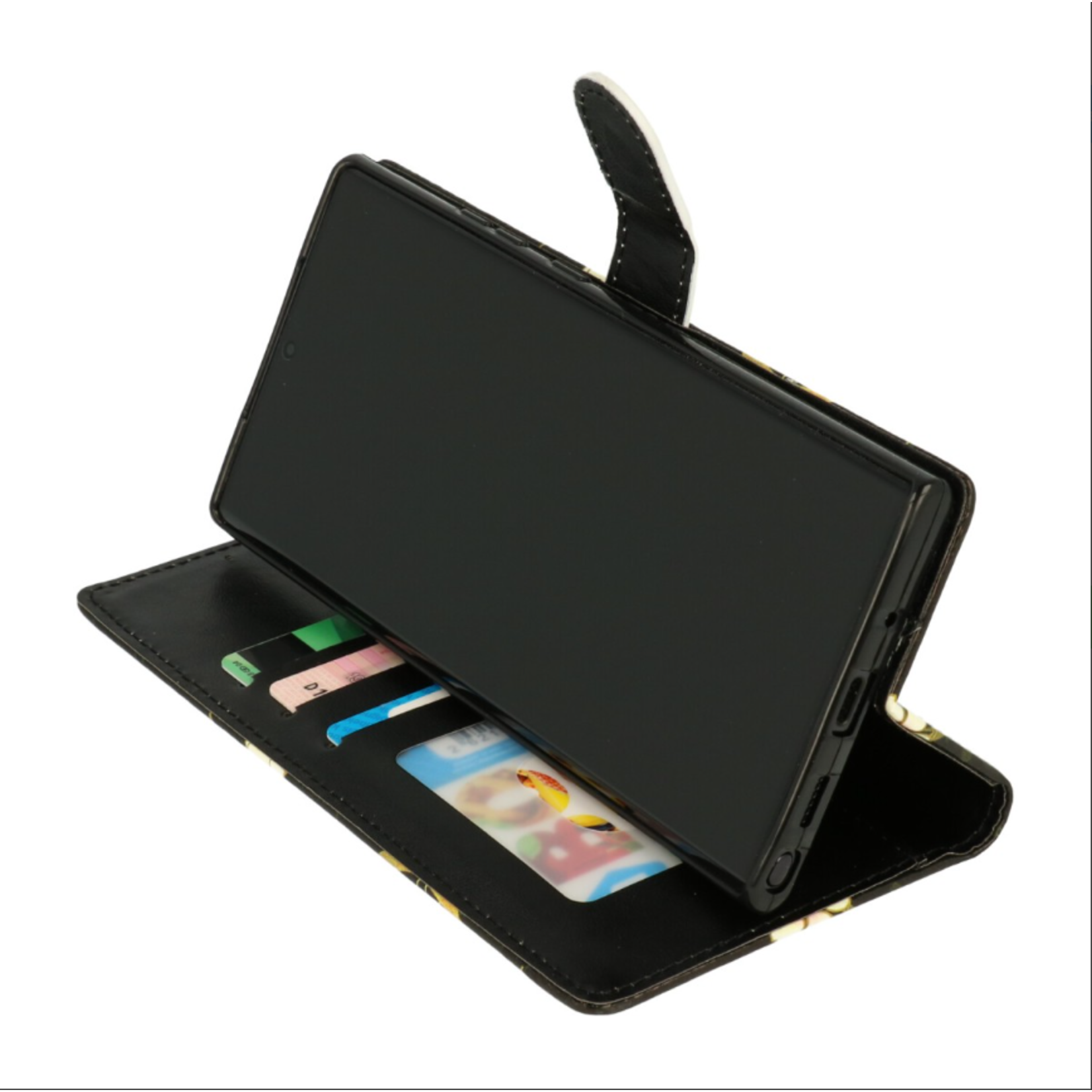 Samsung Samsung S23 Ultra - Bookcase Print - Marmer Zwart