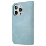 Multiple Pockets Magnetic 2-in-1 Wallet - iPhone 15 Pro Max - Turquoise