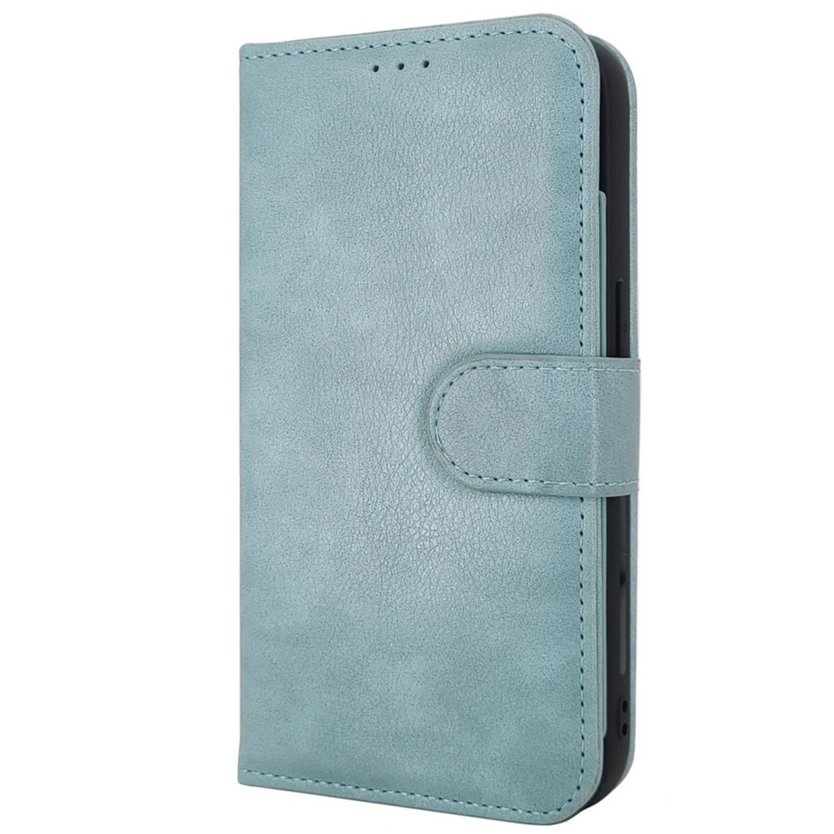 Multiple Pockets Magnetic 2-in-1 Wallet - iPhone 15 Pro Max - Turquoise