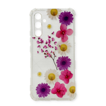 Samsung Print Anti shock Backcover-Samsung A54- Roze-Paars