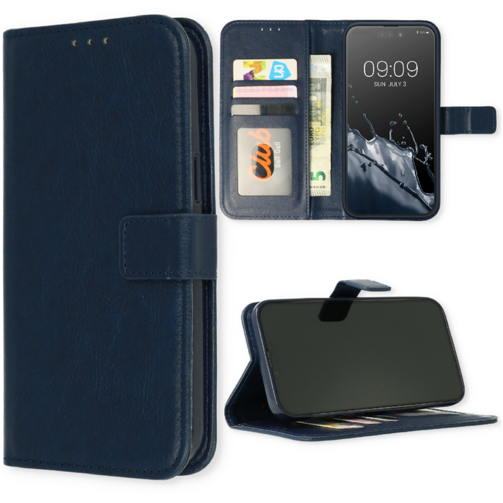 Samsung A34 - A-Quality Bookcase - Donker Blauw