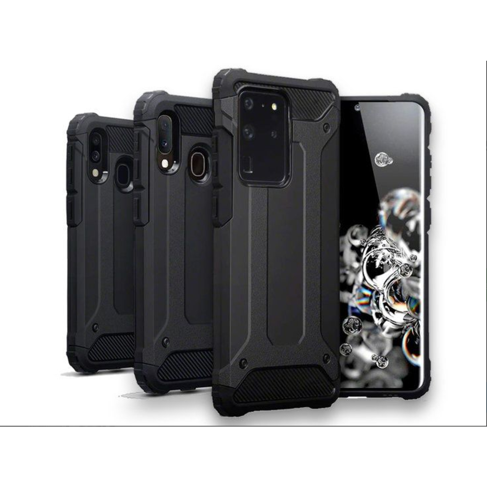 Samsung Samsung S22 Ultra - Armor Case Zwart
