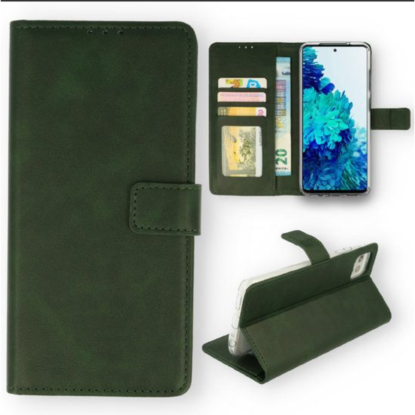 Samsung Samsung S22 Ultra - A - Quality Bookcase Groen
