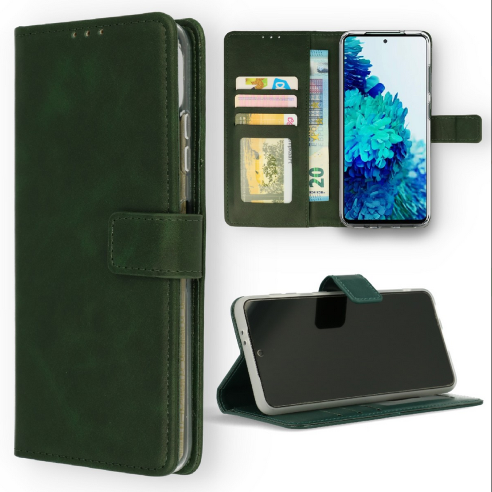 Samsung Xcover 5 - A-Quality Bookcase Groen