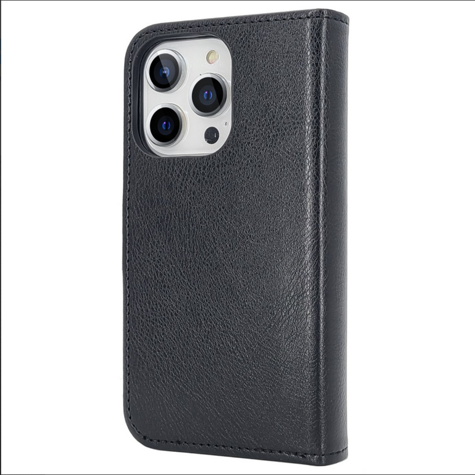 Multiple Pockets Magnetic 2-in-1 Wallet - Samsung A54 - Zwart