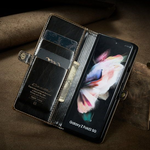 Caseme Luxe Wallet - Samsung Z Fold 3 - Zwart