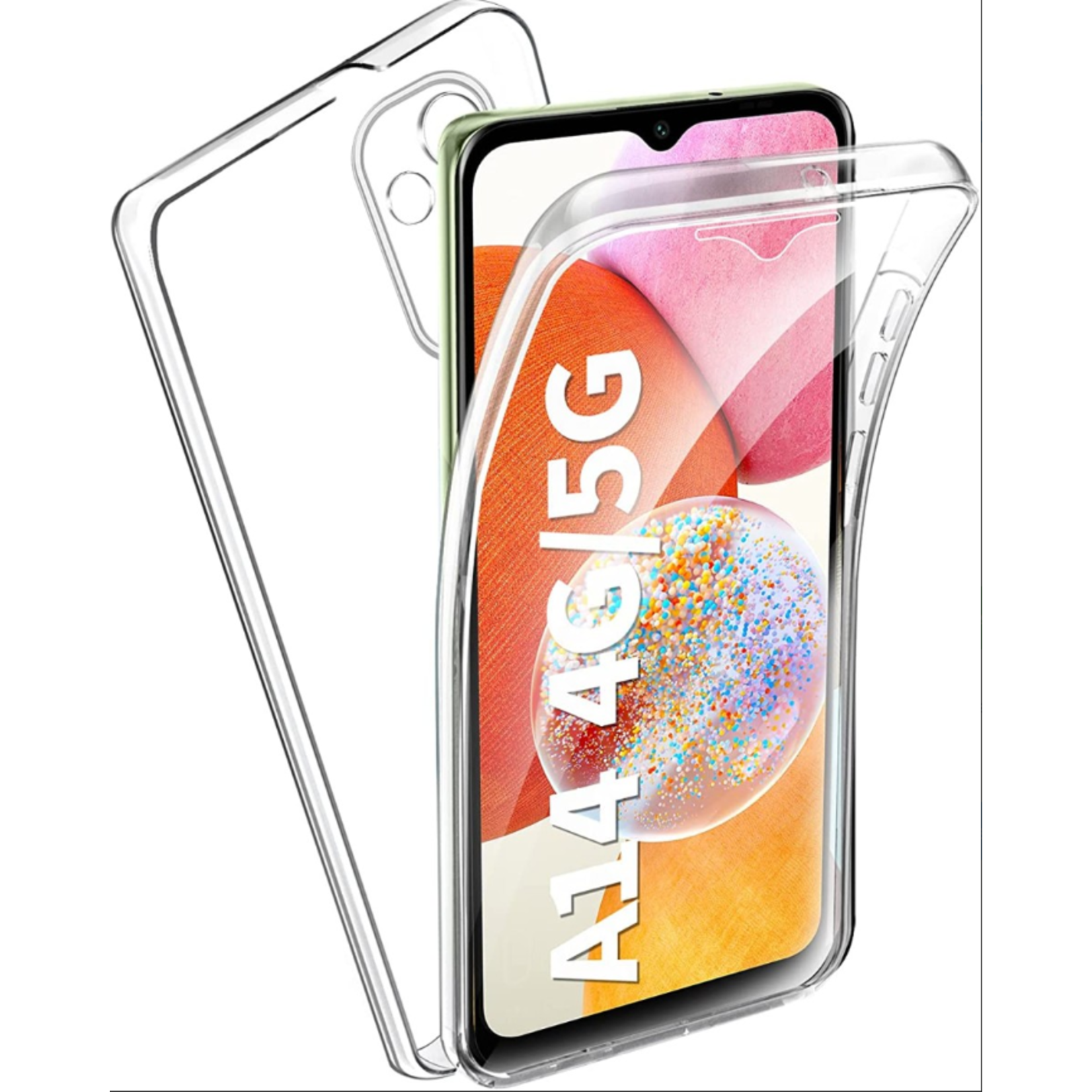 Samsung Samsung Galaxy A14 -360 Case Transparant