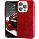 Samsung 3 in 1 Glitter Backcover - Samsung S22 - Rood