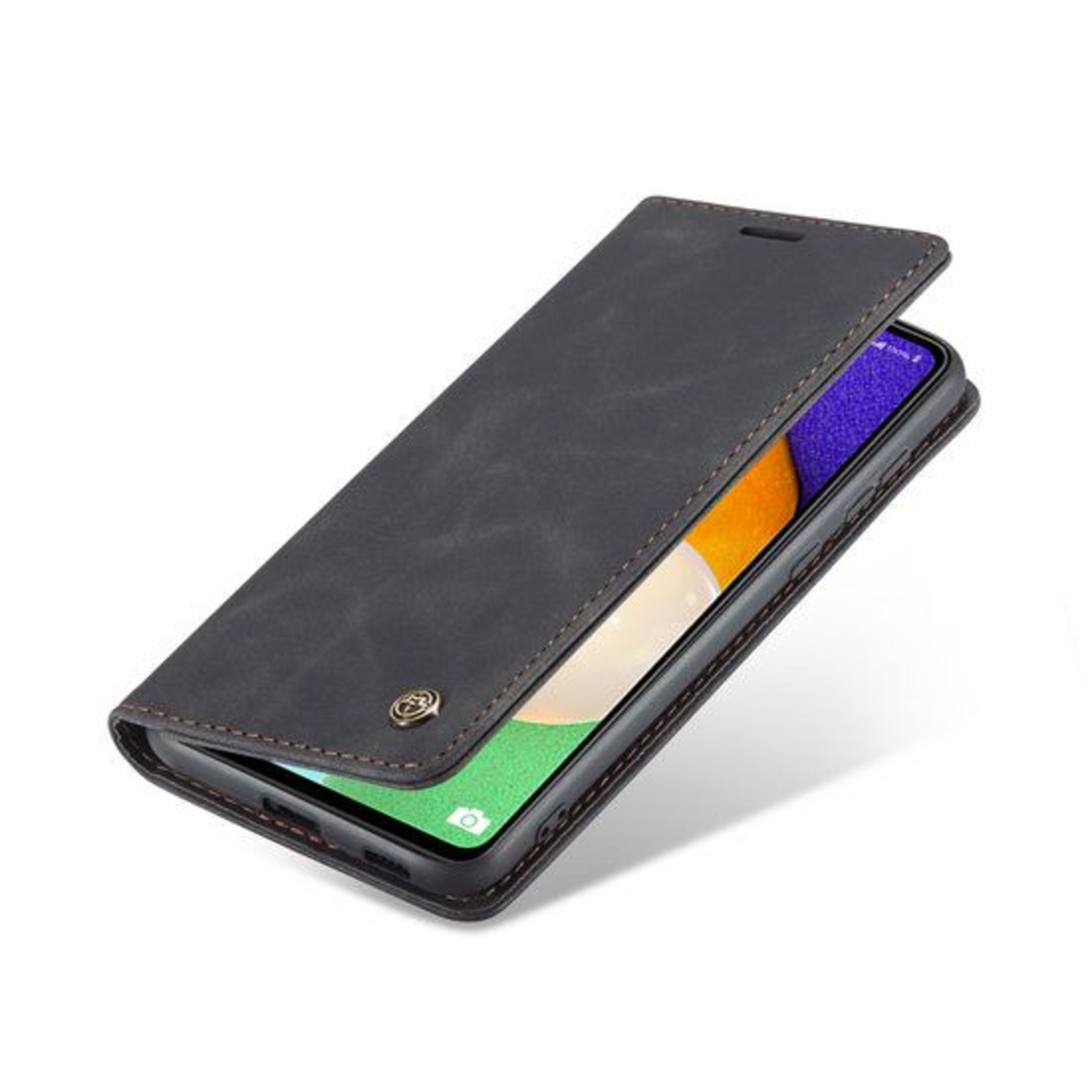 CaseMania Slim Bookcase - Google Pixel 8 - Zwart