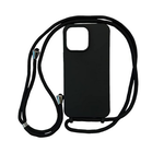 Apple Silicone Met Koord For iPhone 11 - Black