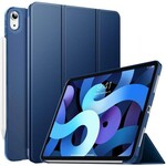 Samsung Samsung Galaxy Tab A9+ - Silicone Smart Cover - Donker Blauw