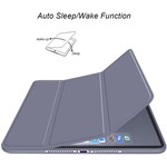 Samsung Samsung Galaxy Tab A9 - Silicone Smart Cover - Paars