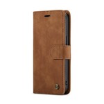 Samsung Casemania Suede Luxe Wallet Case - Samsung Z Fold 4 - Bruin