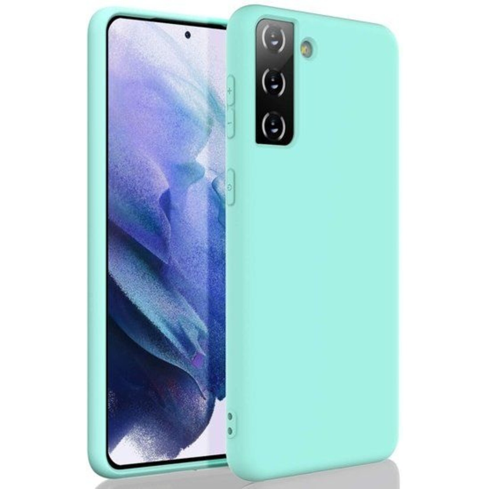 Samsung High Quality Silicone Case - Samsung S22 Plus - Turquoise