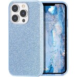 Samsung 3 in 1 Glitter Backcover - Samsung S22 Plus - Blauw