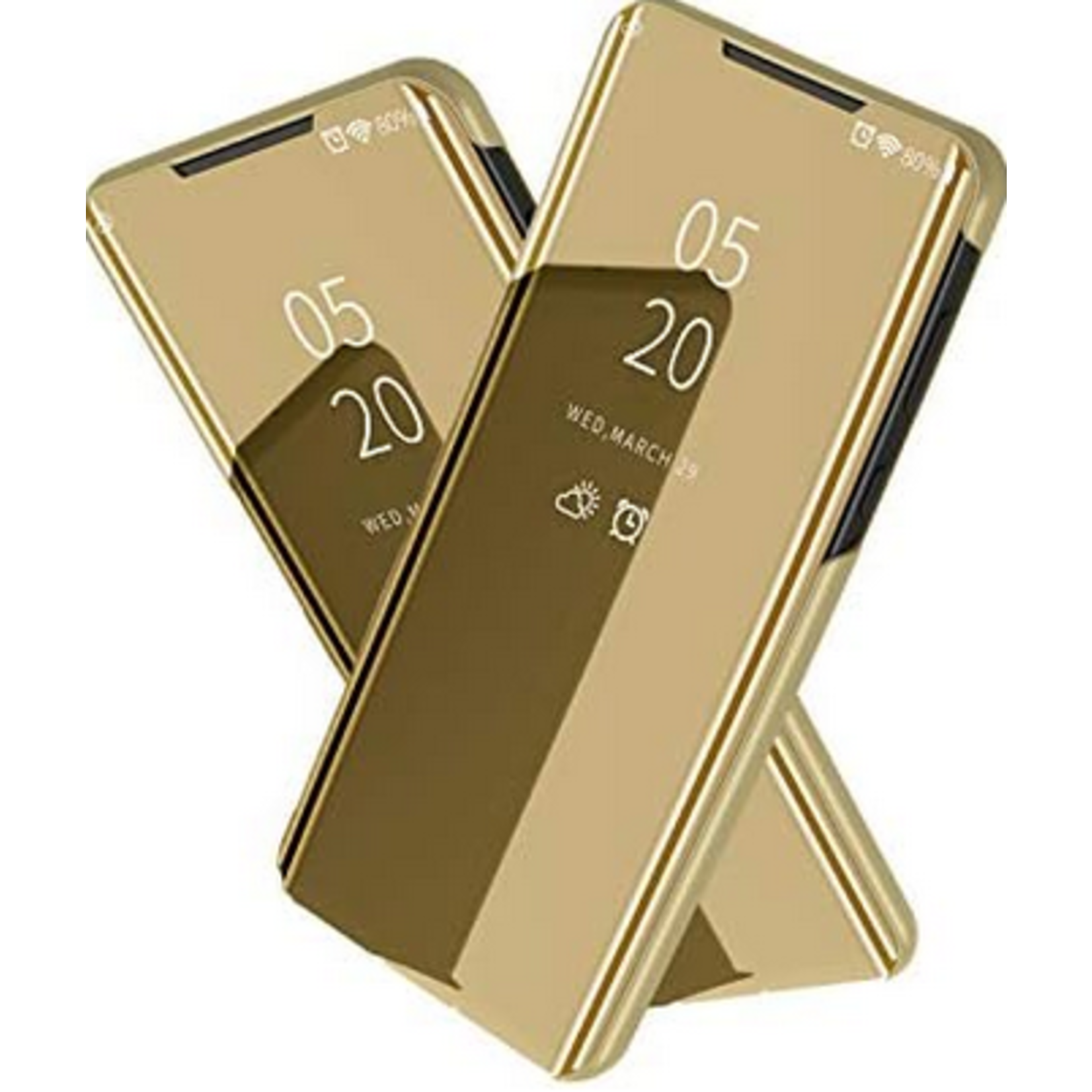 Samsung Clear view standing cover Gold for Samsung Galaxy S20 Ultra