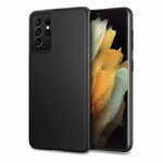 Silicone Case Zwart - Samsung S21 Plus