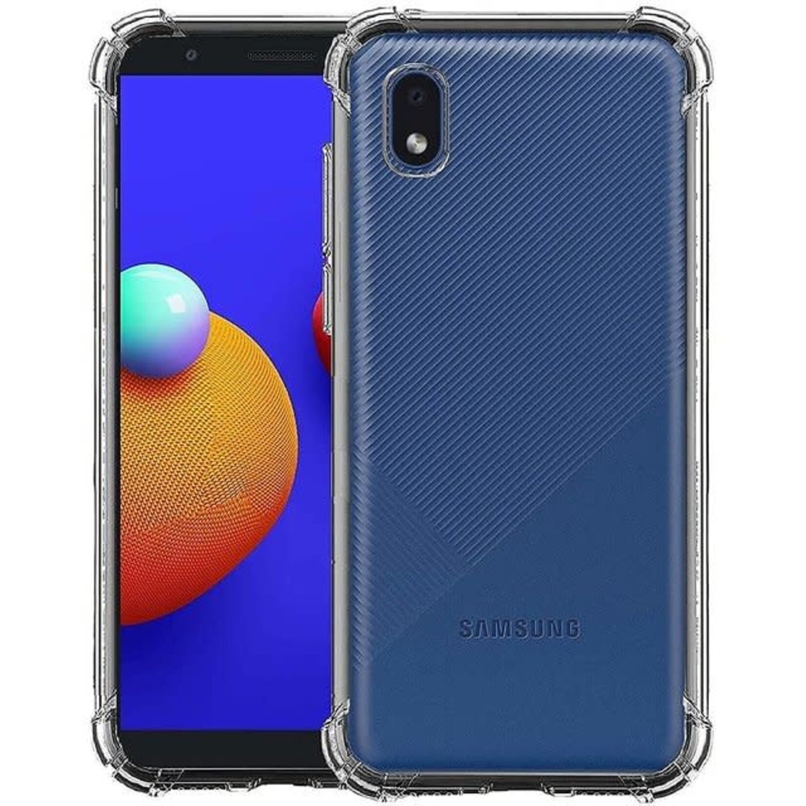 Samsung Galaxy A01core Selicone Case Transparant