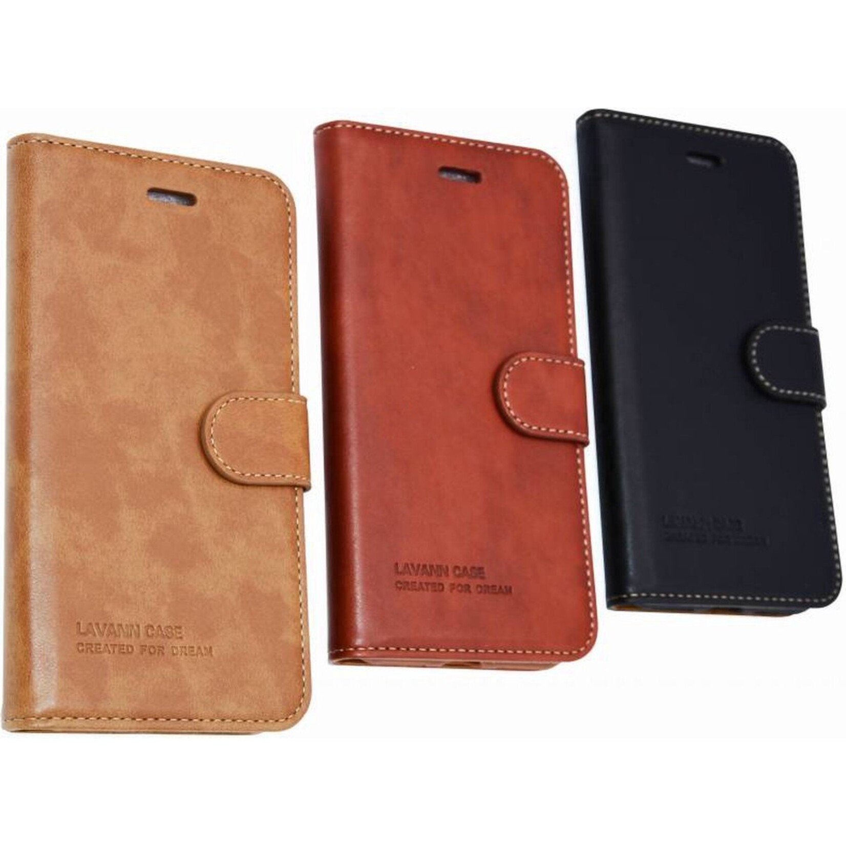 Lavann Lavann Protection Leather Bookcase For iPhone 12 Pro