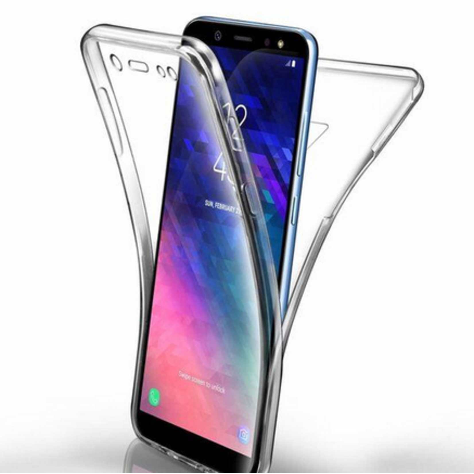 Samsung Samsung S20- 360 Case Transparant