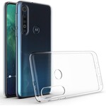 Silicone Case Transparant - Motorola One Macro/G8 Play