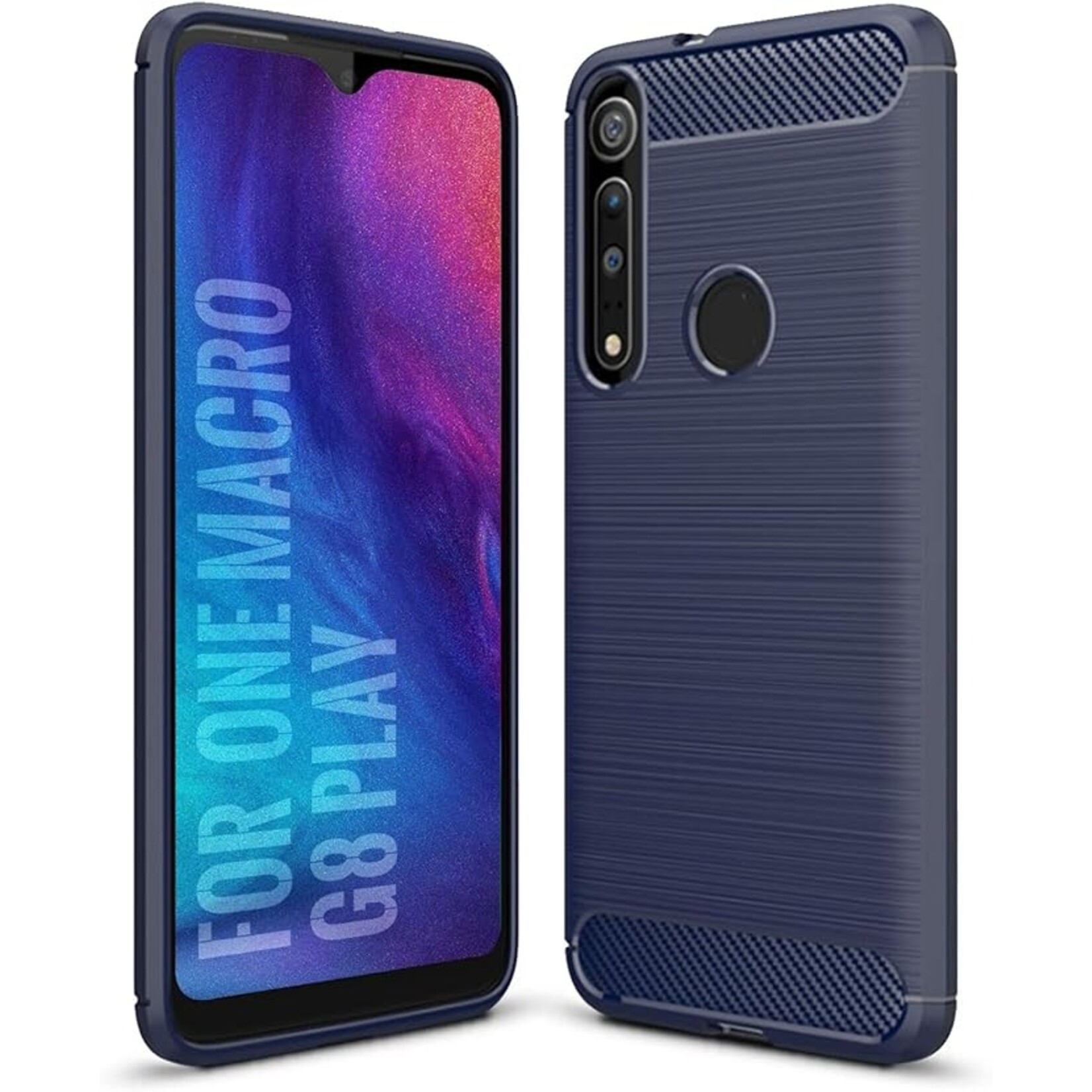 Motorola One Macro/G8 Play Bookcase - Zwart
