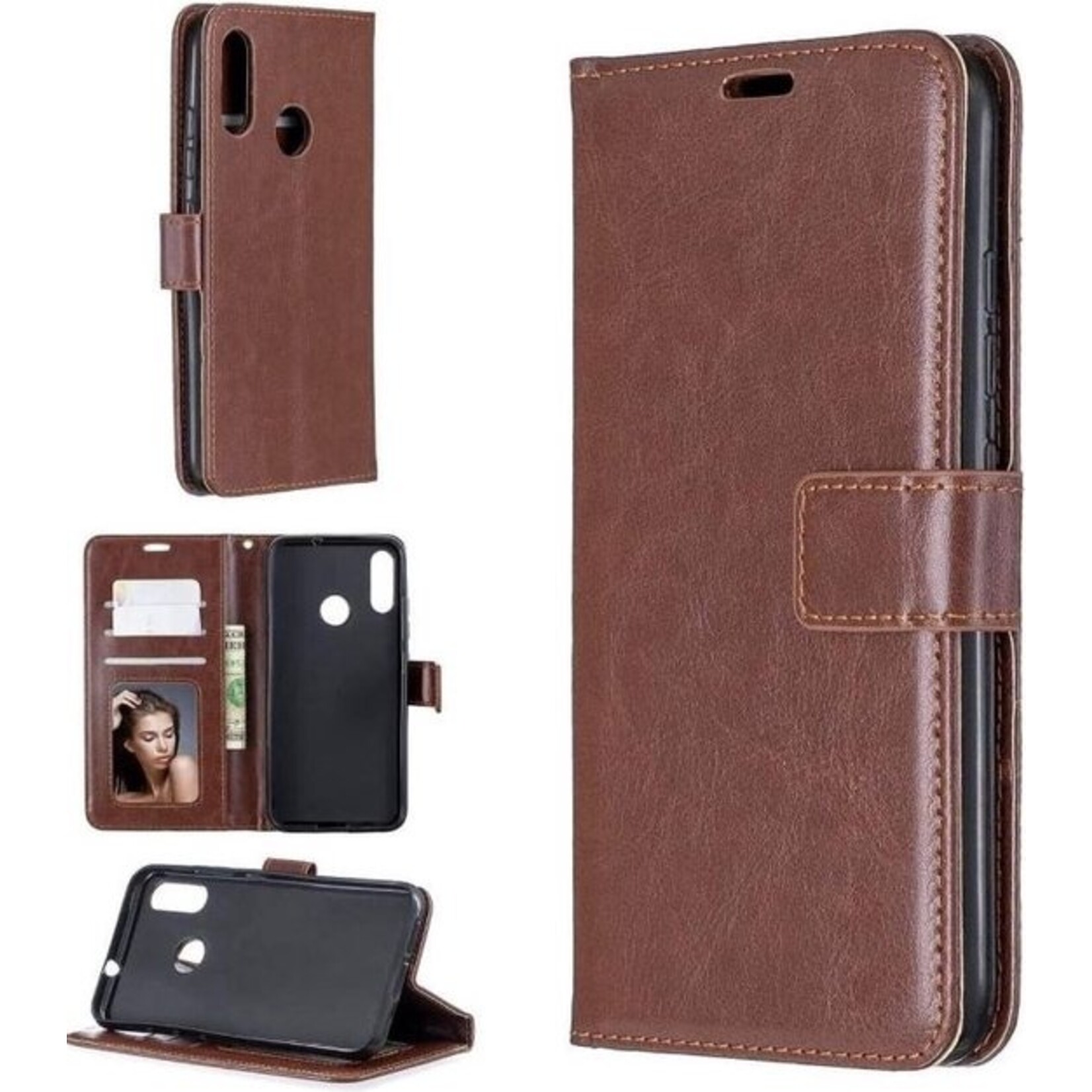 Motorola E6 Play Bookcase - Rood