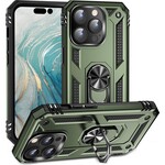 Bracket MagSafe Kickstand Armor Case - iPhone 15 Pro Max - Groen