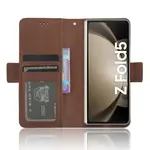 Casemania Suede Luxe Wallet Case - Samsung Z Fold 5 - Bruin