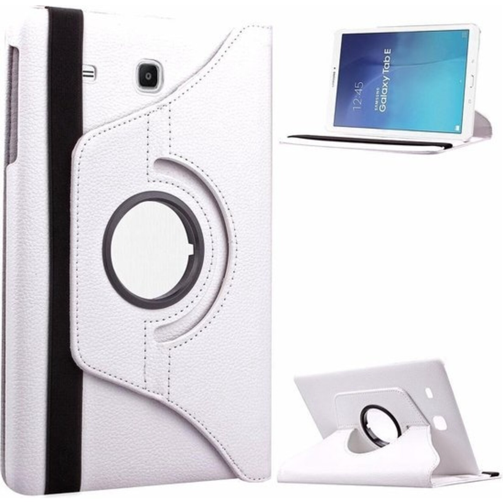 Samsung 360 draaibare case for Samsung T560 Wit