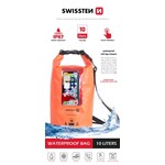 Swissten Waterproof Bag - 10L Volume - Orange