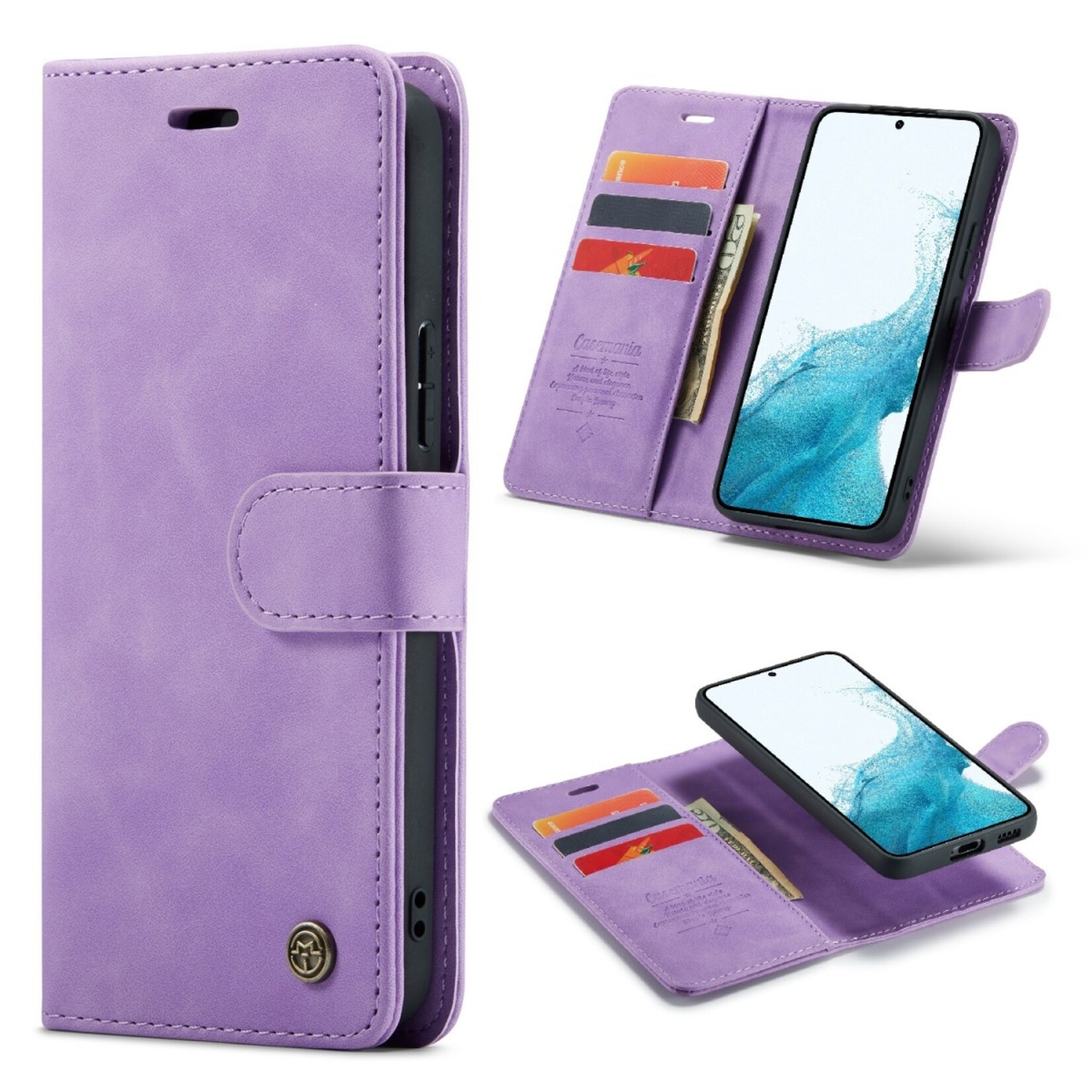 Samsung Casemania 2-in-1 Magnetic Case - Samsung S24 Ultra - Lila