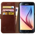 Samsung S6 Book Case Bruin
