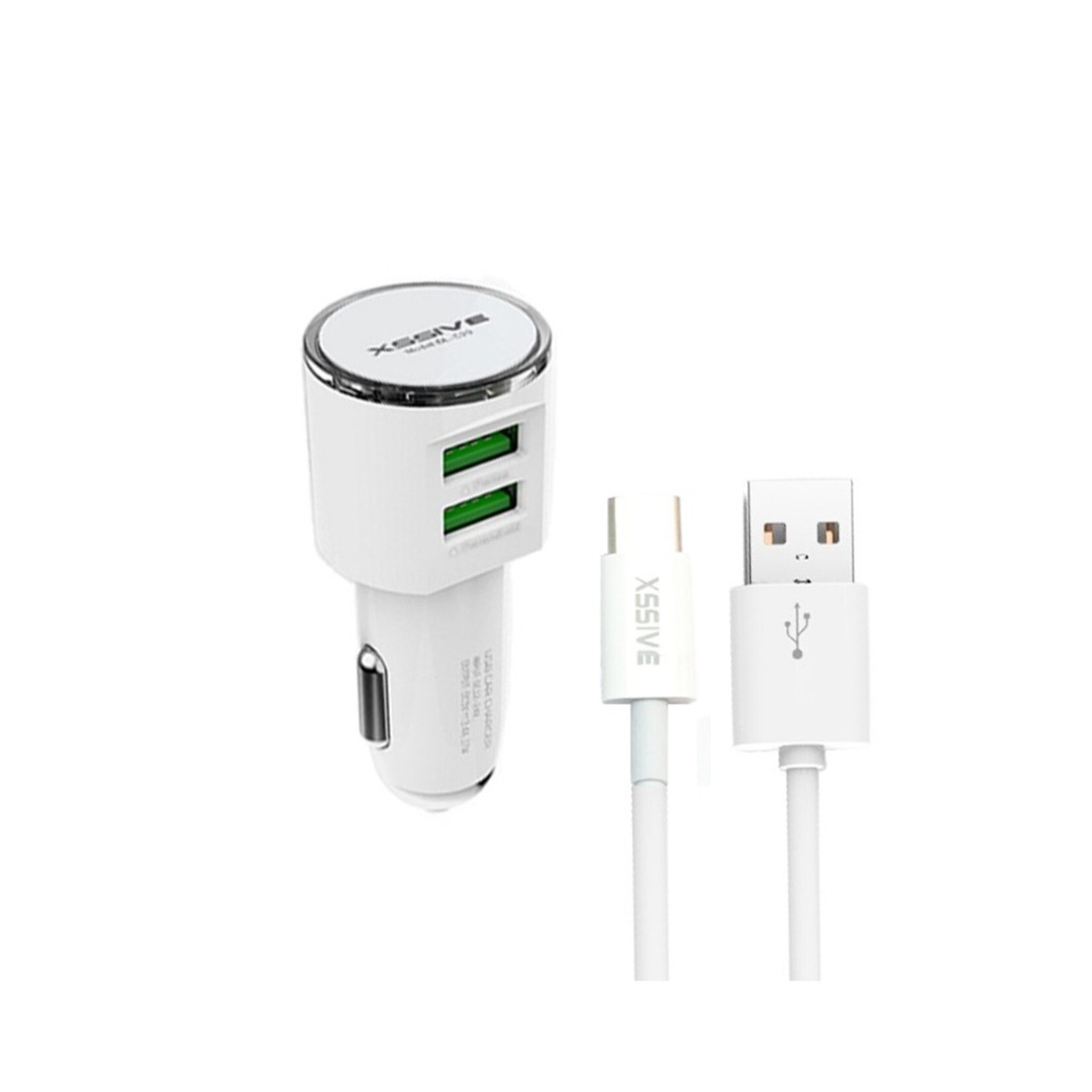 Xssive Xssive Usb Car Charger Usb-C Cable