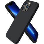 High Quality Silicone iPhone 13 Pro - Zwart