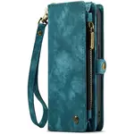 iPhone 14 Pro Max Casemania Book Case Met Rits Groen