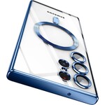 Samsung Clear Magnetic Magsafe Lens Protection Case - Samsung S24 - Blauw