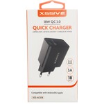 Xssive 18W QC Quick Charger Adapter XSS-AC61B - Zwart